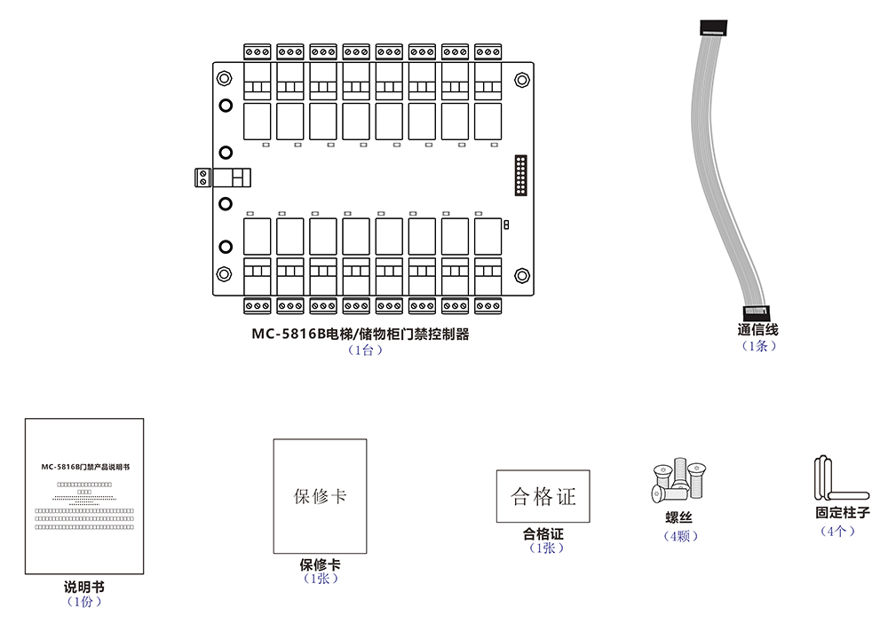 電梯門禁擴展板配件